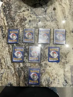 Pokemon 1995 Two First Edition, Five Holo, Three Dark, One Black Star Promo - Image 2