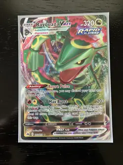 Pokemon Card - Rayquaza VMAX Crown Zenith 101/159 Ultra Rare Sword & Shield Holo - Image 1