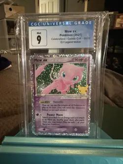 Pokemon Mew EX Legend Maker Celebrations 88/92 CGC Mint 9 - Image 1