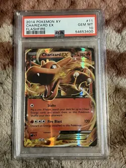 CHARIZARD EX 2014 POKEMON XY FLASHFIRE #11 PSA 10 GEM MINT - Image 1