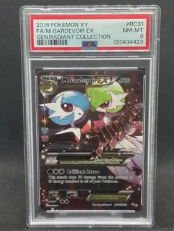 2016 PSA 8 Pokemon XY Generations Radiant Collection M Gardevoir EX RC31/RC32 - Image 1