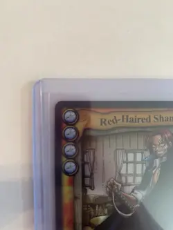 2005 One Piece Bandai The Quest Begins CCG Shanks Silver Rare *Black Lettering - Image 3