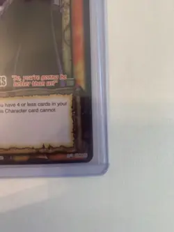 2005 One Piece Bandai The Quest Begins CCG Shanks Silver Rare *Black Lettering - Image 5