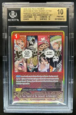 2025 One Piece In Two Years!! At the Sabaody Archipelago!! #OP01-030 BGS 10 - Image 1