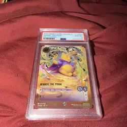 2025 DISNEY LORCANA EN 9-FABLED #227 WINNIE THE POOH ENCHANTED PSA 10 (Q751 - Image 2