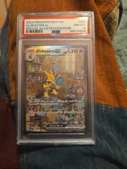 Alakazam EX Sir Scarlet & Violet Holo Pokemon Card 201/165 Near Mint Condition - Image 1