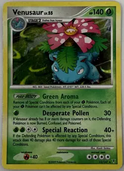 Pokemon Venusaur Supreme Victors 13/147 Holo Rare Stage 2 Card 2009 English - Image 1