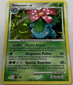 Pokemon Venusaur Supreme Victors 13/147 Holo Rare Stage 2 Card 2009 English - Image 2