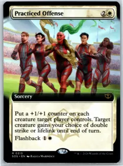 Practiced Offense (Extended Art) Secrets of Strixhaven 313 NM MTG Card - Image 1