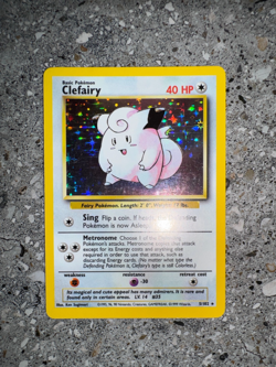 Pokemon TCG Cards Clefairy 5/102 Base Set Holo Rare EXC-NM - Image 4
