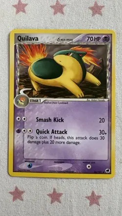 Quilava (Delta Species) 36/101 Dragon Frontiers Pokemon TCG Card - Image 1
