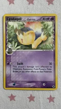Cyndaquil (Delta Species) 45/101 Dragon Frontiers Pokemon TCG Card - Image 1