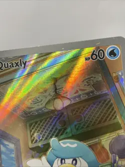 Pokemon TCG Quaxly Paldea Evolved Illustration Rare #206/193 - Image 3