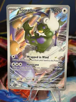 Pokemon White Flare Tornadus Promo 210 ETB Exclusive Black Star TCG Card - Image 1