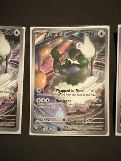 Tornadus 210 Promo White Flare 120 HP Pokemon Card Full Art Lot Of 3 - Image 3