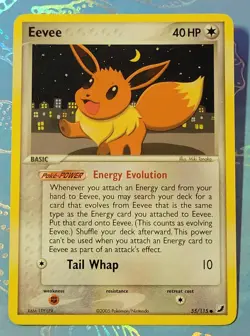 Eevee 55/115 EX Unseen Forces Pokemon Card NM - Image 1