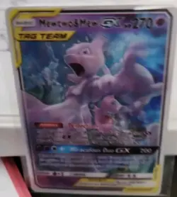 Pokemon Tagteam Mew & Mewtwo Fanart Sealed Card - Image 2