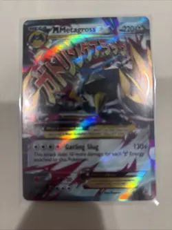 Pokemon M Metagross EX Promo Holo XY35 XY Mega Evolution 220 HP English TCG Card - Image 1