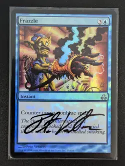 MTG FOIL Frazzle- Signed -Guildpact Magic the Gathering Card #025 - Image 1