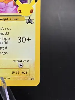 Pokemon ______'s Pikachu Wotc Promo Holo 50 HP 24/53 English Card - Image 4