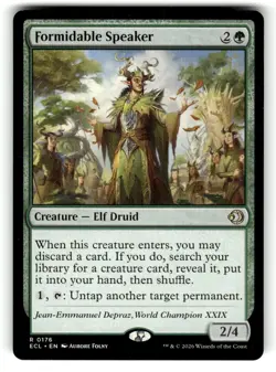 Formidable Speaker 176 Rare Lorwyn Eclipsed Magic: The Gathering Near Mint - Image 1