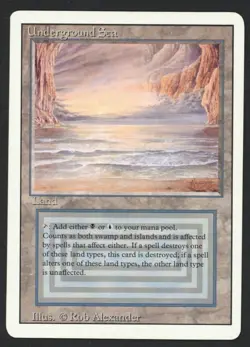 ***Underground Sea*** MTG Revised Magic Kid Icarus - Image 1