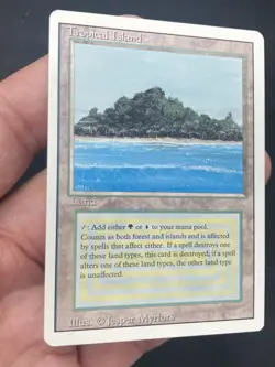 ***Tropical Island*** MTG Revised Magic Kid Icarus - Image 3