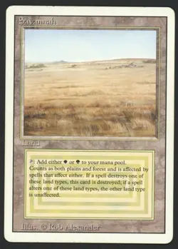 ***Savannah*** MTG Revised Magic Kid Icarus - Image 1