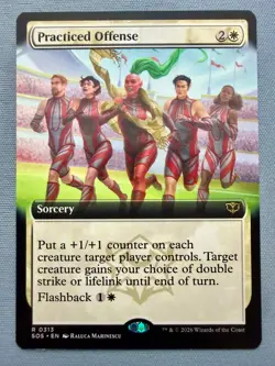 Practiced Offense (Extended Art) - MTG Secrets of Strixhaven Rare SOS #313 NM - Image 1