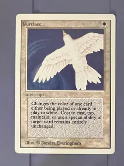 Magic the Gathering MTG Unlimited Purelace RollerMarks NM- (Beta Bob) - Image 1