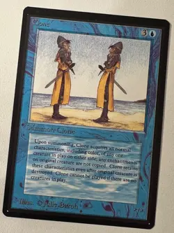 Magic the Gathering MTG Beta Clone NM (Beta Bob) - Image 1