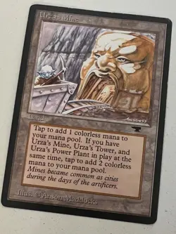 Magic the Gathering MTG Antiquities Urza's Mine (MOUTH) LP (Beta Bob) - Image 1