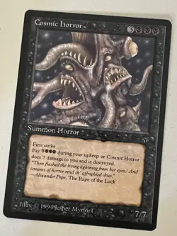 Magic the Gathering MTG Legends Cosmic Horror NM (Beta Bob) - Image 1