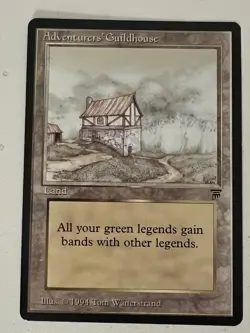 Magic the Gathering MTG Legends Adventurers' Guildhouse NM-(edge) (Beta Bob) - Image 1