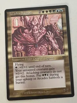 Magic the Gathering MTG Legends Arcades Sabboth NM (Beta Bob) - Image 1