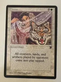 Magic the Gathering MTG Legends Kismet LP+ (Beta Bob) - Image 1