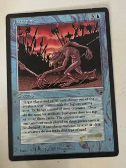 Magic the Gathering MTG Legends Juxtapose LP (Beta Bob) - Image 1