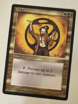 Magic the Gathering MTG Legends Kei Takahashi LP (Beta Bob) - Image 1