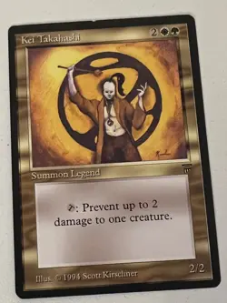 Magic the Gathering MTG Legends Kei Takahashi LP+ (Beta Bob) - Image 1