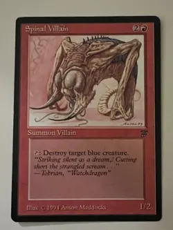 Magic the Gathering MTG Legends Spinal Villain NM- (Beta Bob) - Image 1