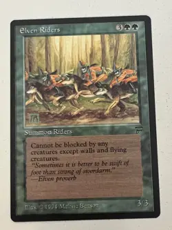 Magic the Gathering MTG Legends Elven Riders NM- (Beta Bob) - Image 1