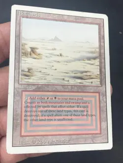 ***Badlands (Edge Indent)*** MTG Revised Magic Kid Icarus - Image 3