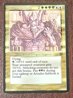 Arcades Sabboth - MtG Legends - Rare LP 1994 - Image 2
