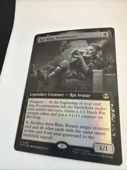Rat King, Verminister EXTENDED ART FOIL MTG TMT R 0266 - Image 3