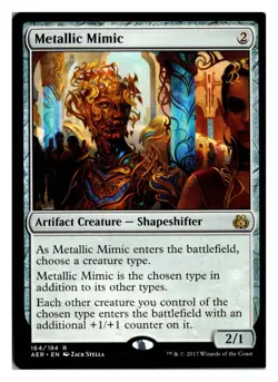 Metallic Mimic 164 R Aether Revolt NM - Image 1