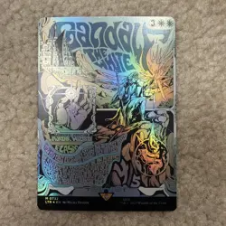MTG GANDALF THE WHITE BORDERLESS POSTER FOIL The Lord of the Rings NM LOTR - Image 1