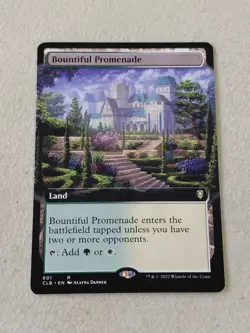 MTG Bountiful Promenade (Extended Art) - Battle for Baldur's Gate (CLB) D160 - Image 1