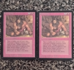 Magic The Gathering Beta Stone Giant x2 Creature Red Daniel Gelon - Image 1