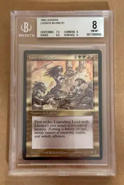 Livonya Silone - Legends - MTG - BGS 8. NM-MT. - Image 1