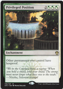Privileged Position R Guilds of Ravnica: Guild Kits 116 LP - Image 1